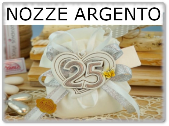 Bomboniere Nozze d'argento